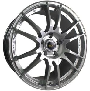 SLK 2040 8x18inç 5x112 et42 73.1 MAT BLACK Machined Çelik Jant