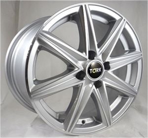 Megatork TORK 3168 6x14inç 4x108 Silver Machined Çelik Jant
