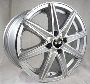 Megatork TORK 3168 6x15inç 4x100 Silver Machined Çelik Jant