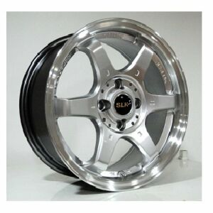 Slk SLK 1257 6.5x15inç 4x100 GOLD LIP MACHINED ÇELİK JANT