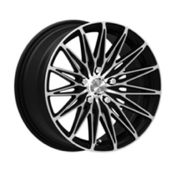 Megatork TORK 3256 6x14inç 4x100 Black Machined Çelik Jant