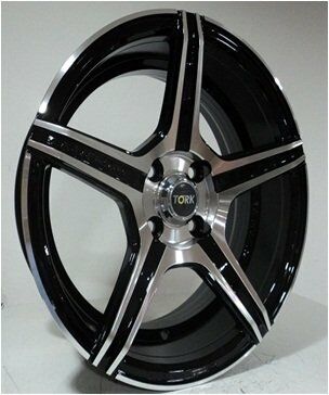 Megatork TORK 3903 7x15inç 4x100 Black Machined Çelik Jant