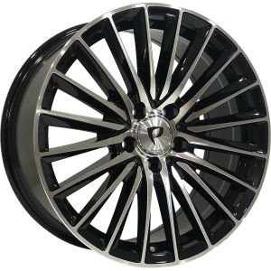 BK 5909 8.5X18İNÇ BK-5909 5X112 ET52 66.56 BLACK MACHINED XL ÇELİK JANT