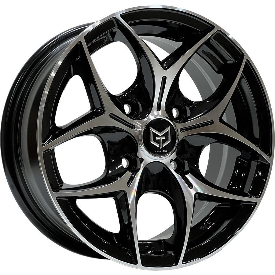 Megatork TORK 3206 6.5x15inç 4x100 Black Machined Çelik Jant