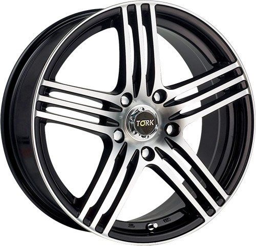Megatork TORK 277 6.5x15inç 4x100 BLACK MACHINED ÇELİK JANT