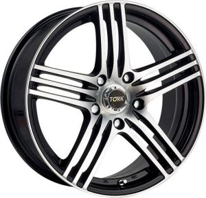 Megatork TORK 277 6.5x15inç 4x100 BLACK MACHINED ÇELİK JANT