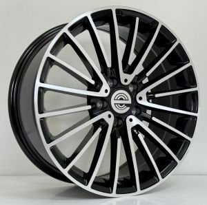 EXP HBC0025 8.5X19İNÇ  5X112 ET36 66.6 BLACK MACHINED XL ÇELİK JANT