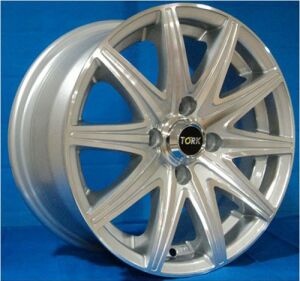 Megatork TORK 384 6x14inç 4x100 SİLVER MACHINED