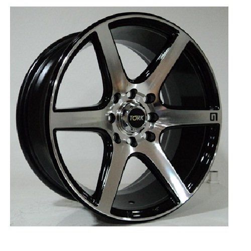 Megatork TORK 3717 7x15inç 4x100  Black Machined Çelik Jant