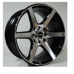 Megatork TORK 3717 7x15inç 4x100  Black Machined Çelik Jant