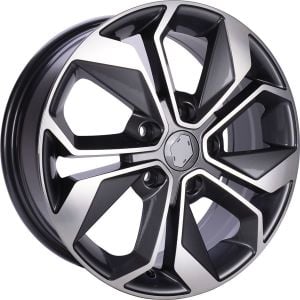 BK 5168 7.5x18inç 5x114.3 et45 66.1 GUN Machined Çelik Jant
