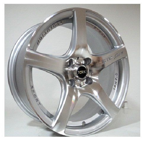 Megatork TORK 3718 6.5x15inç 4x100 Silver Machined Çelik Jant