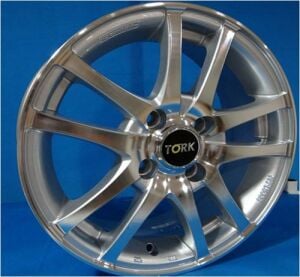 Megatork TORK 450 5.5x14inç 4x100 SİLVER MACHINED