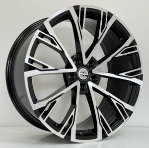 EXP HA0009 8.5X19İNÇ  5X112 ET32 66.45 BLACK MACHINED XL ÇELİK JANT