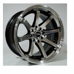 Megatork TORK 3725  8x15inç 4x100 Black Machined Çelik Jant