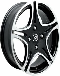 Kormetal KM 145 6.5x15inç 4x98 et35 67.1 Black Machined Çelik Jant