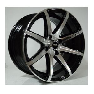 Megatork TORK 3733  7x15inç 4x100 Black Machined Çelik Jant