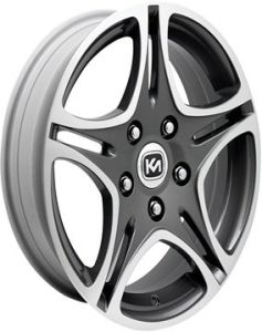 Kormetal KM 145 6.5x15inç 4x100 et35 67.1 Black Machined Çelik Jant