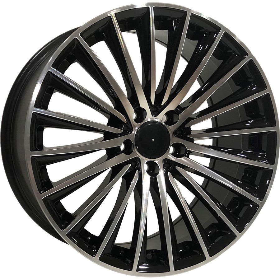 DY 988 8X18İNÇ  5X112 ET40 66.6 BLACK MACHINED XL ÇELİK JANT 1 TAKIM (4 adet) JANT SİPARİŞİ