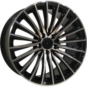 DY 988 8X18İNÇ  5X112 ET40 66.6 BLACK MACHINED XL ÇELİK JANT 1 TAKIM (4 adet) JANT SİPARİŞİ