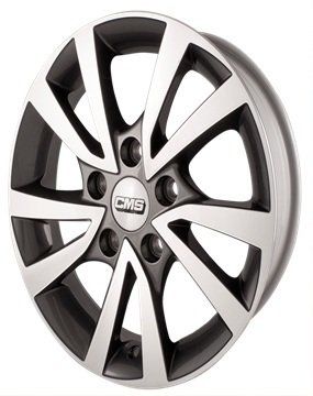 CMS 828 6.5x15inç 5x100 Sılver Diamond Çelik Jant