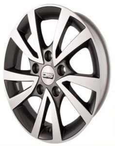 CMS 828 6.5x15inç 5x100 Sılver Diamond Çelik Jant