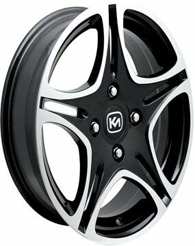 Kormetal KM 145 6.5x15inç 4x100 et35 67.1 Black Machined Çelik Jant