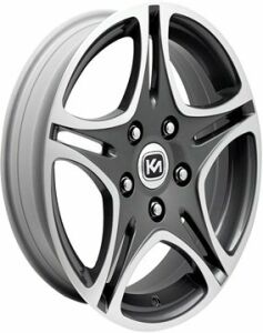 Kormetal KM 145 6.5x15inç 4x100 et35 67.1 Black Machined Çelik Jant