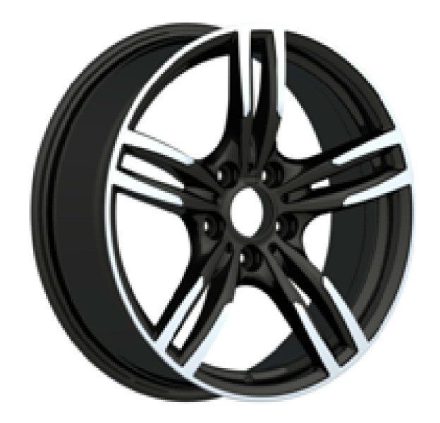 Megatim TIM 1148 8x18inç 5x120 Black Machined BMW Replika Çelik Jant