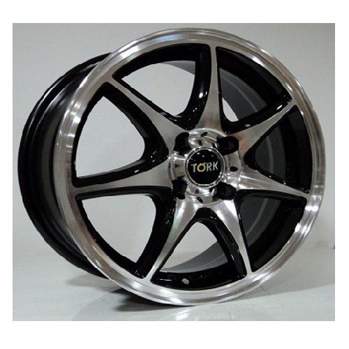 Megatork Tork 731 6x15inç 4x100 BLACK Machined Çelik Jant