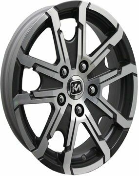 Kormetal KM 155 6.5x15inç 4x108 et35 67.1 Black Machined Çelik Jant