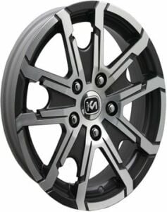 Kormetal KM 155 6.5x15inç 4x108 et35 67.1 Black Machined Çelik Jant