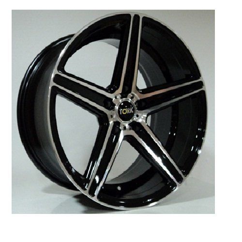 Megatork TORK 8100 8.5X18inç  5X120 Black Machined Çelik Jant