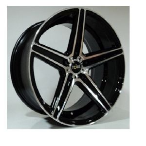 Megatork TORK 8100 8.5X18inç  5X120 Black Machined Çelik Jant