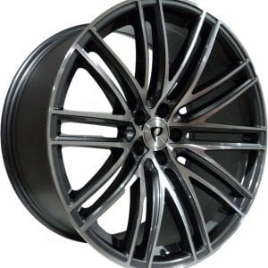 BK 5494 9X21İNÇ  5X112 ET26 66.45 GUN MACHINED XL ÇELİK JANT