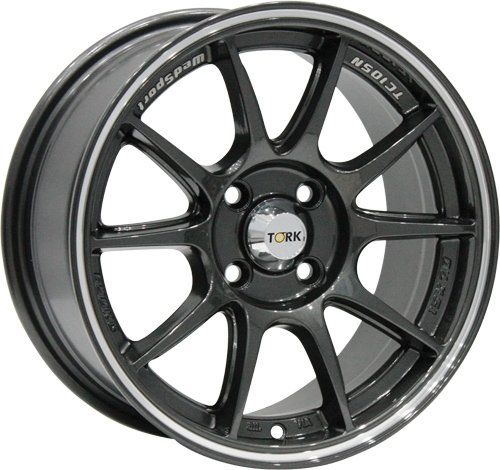 Megatork TORK 3710 6.5x15inç 4x100/108 BLACK MACHINED + BLK