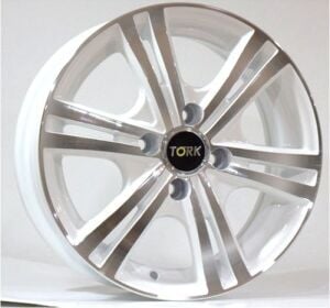 Megatork TORK 468 5.5x14inç 4x100 White Machined Çelik Jant