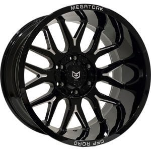 TORK 543 12X20 inç 6X139.7 ET-44 110 BLACK MILLING ÇELİK JANT