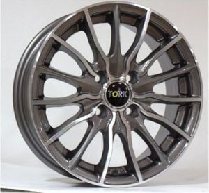 Megatork TORK 7620 6x14inç 4x100 Gun Machined Çelik Jant