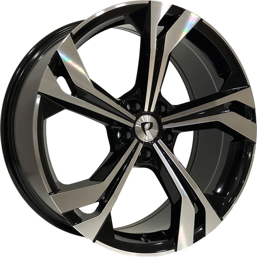 BK 5873 8.5X20 inç 5X112 ET35 66.45 BLACK MACHINED XL ÇELİK JANT