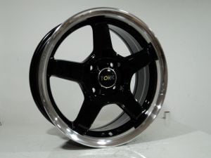 Megatork TORK 2780 6x14inç 4x100 et30 73.1 Black Lıp Machined Çelik Jant
