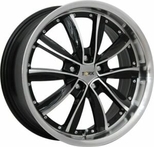 Megatork TORK 981  8.5X19inç 5x114.3  Black Machined Çelik jant