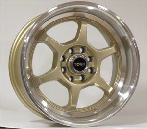 Megatork TORK 9108 8x15inç 4x100/108 Gold Lip Machined Çelik Jant