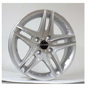 Powcan BK 317 6x14inç 4x100 SİLVER  MACHINED ÇELİK JANT