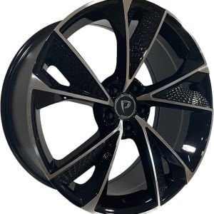BK 5749 9.5X21İNÇ  5X112 ET30 66.45 BLACK MACHINED XL ÇELİK JANT