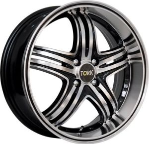 Megatork TORK 288 6.5x15inç 5x110/112 BLACK MACHINED + BLACK
