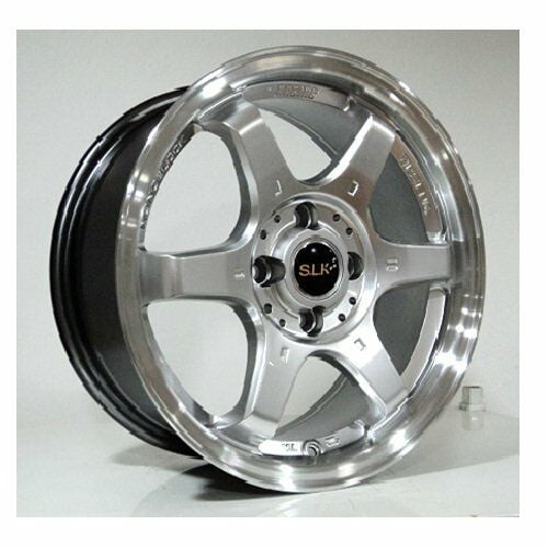 Slk SLK 1257 5.5x14inç 4x100 Hyper Silver Machined Çelik Jant