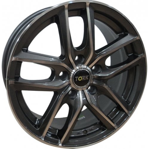 Megatork TORK 2814 6x14inç 4x108 BLACK MACHINED ÇELİK JANT