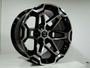 TPL 6028 9.5x18inç 6x139.7 et-10 110 BLACK  Machined Çelik Jant