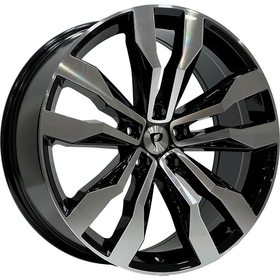 BK 5492 8.5X20 inç 5X112 ET38 57.1 BLACK MACHINED XL ÇELİK JANT